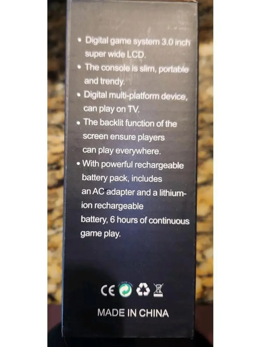 🔥Brand new in box!! Game Box - Hand Held Game System, Black 400 Games Blue🔥